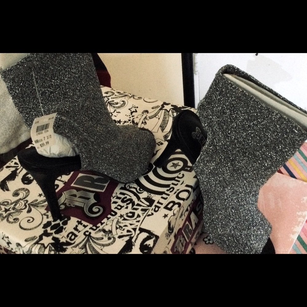Heels Boots Glitter “ Brash”